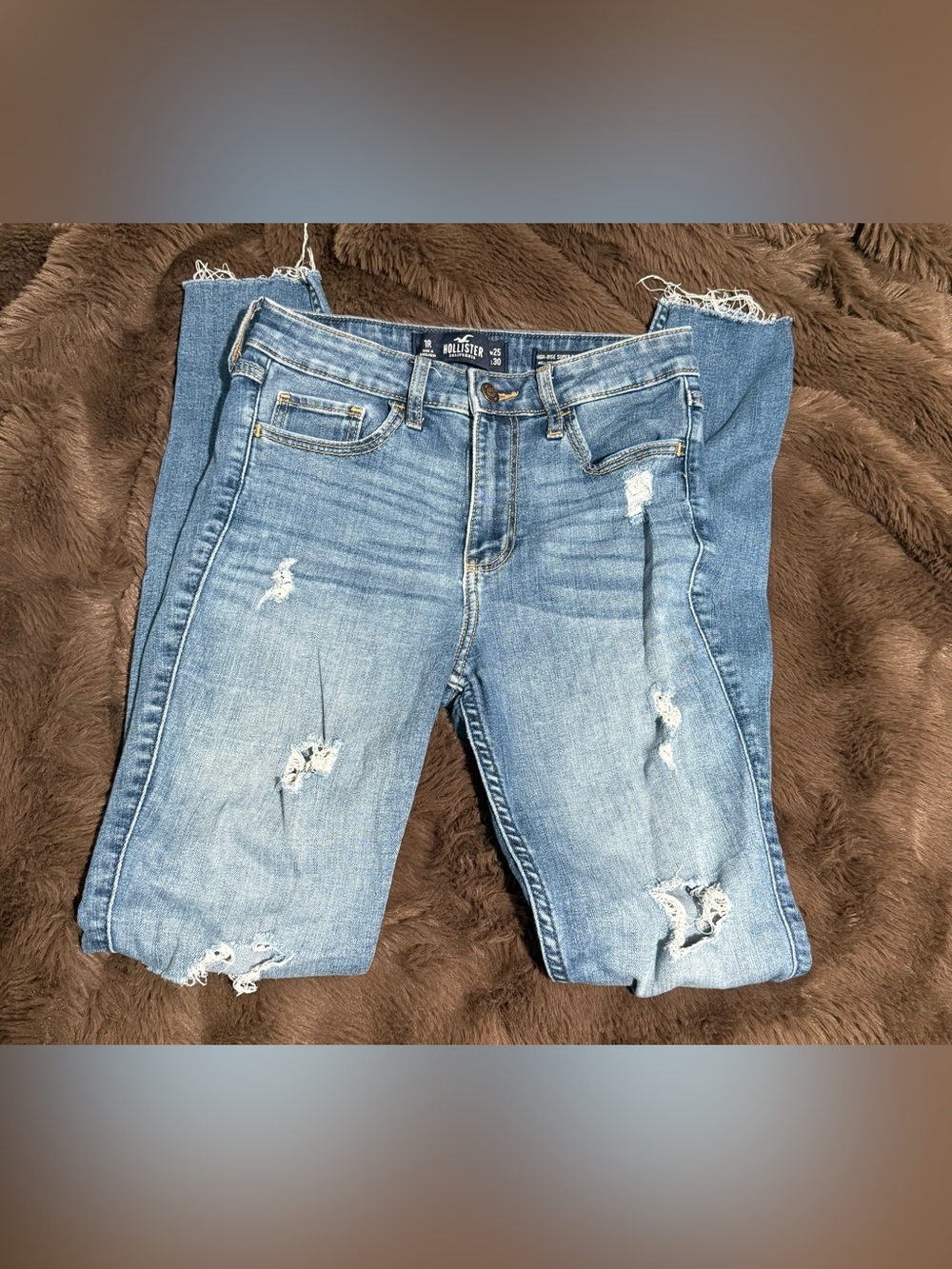 Hollister high rise skinny jeans